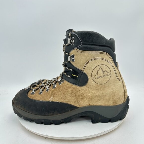 La Sportiva Makalu Men Size 14 Tan Lace Up Mid Top Round Toe Hiking Boot - Picture 1 of 11